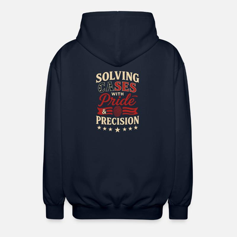 Forensic Nurse Practitioner Pride & Precision - Unisex Kapuzenjacke - Navy