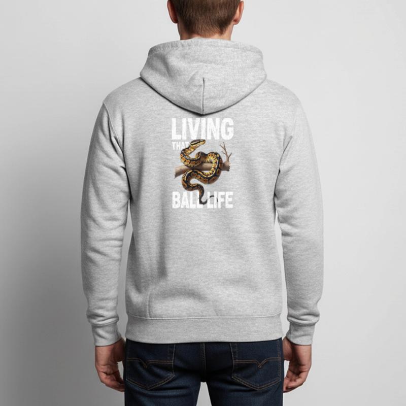 Python roi Serpents Amateurs de terrarium Python Veste à capuche unisexe