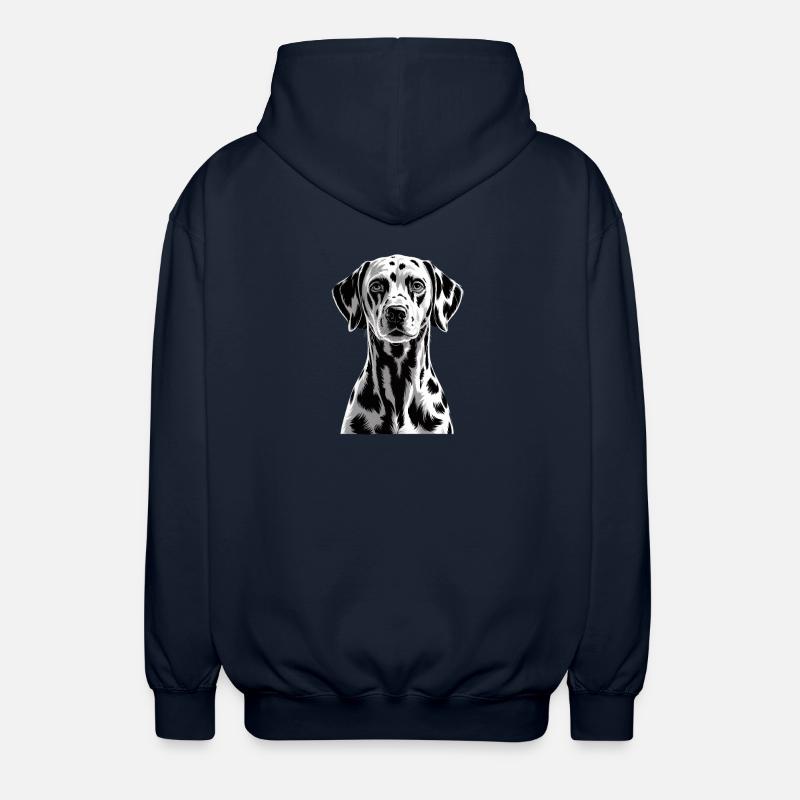 Dalmatiner - Unisex Kapuzenjacke - Navy