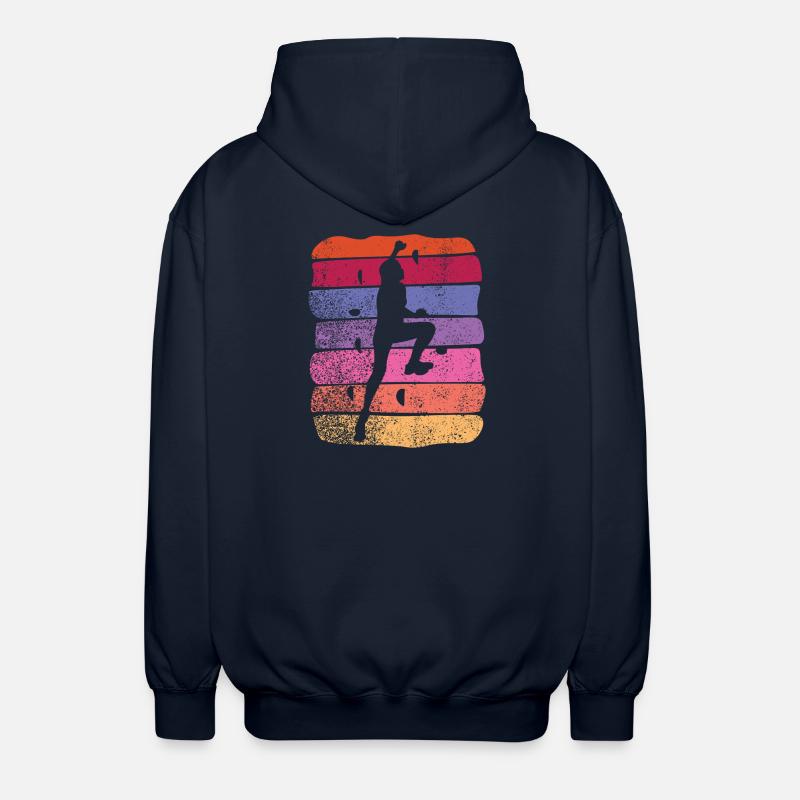 Boulderer Boulder Bouldern - Unisex Kapuzenjacke - Navy