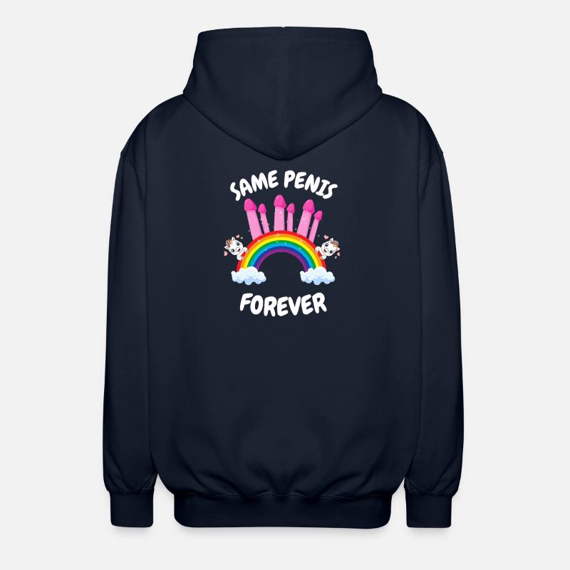 Same Penis Forever Bride - Unisex Kapuzenjacke - Navy