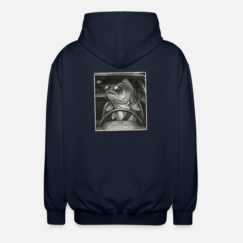 Zander Flashed - Veste à capuche unisexe - marine