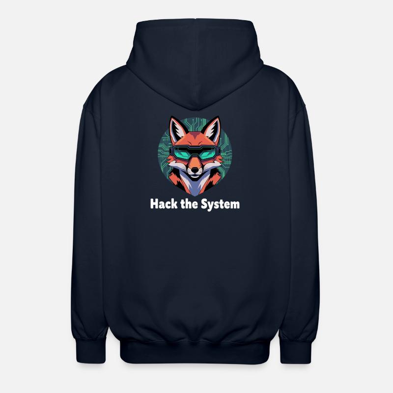 Fuchs Cyberspace VR-Goggles - Unisex Kapuzenjacke - Navy