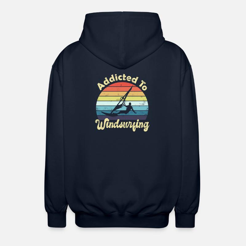 Windsurfing Windsurfer - Unisex Hooded Jacket - navy
