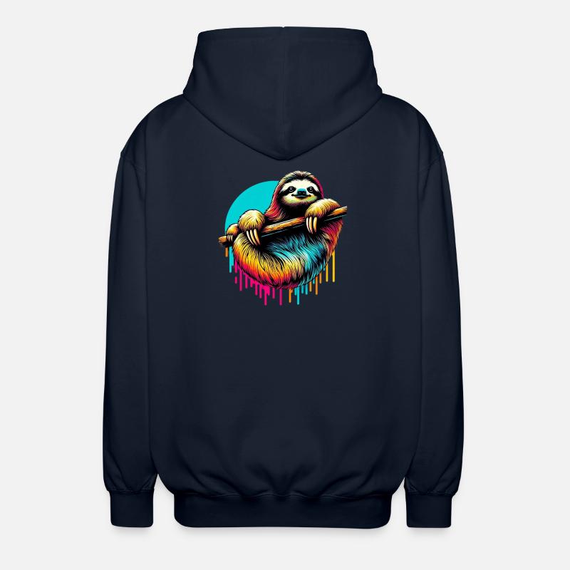 Faultier - Unisex Kapuzenjacke - Navy
