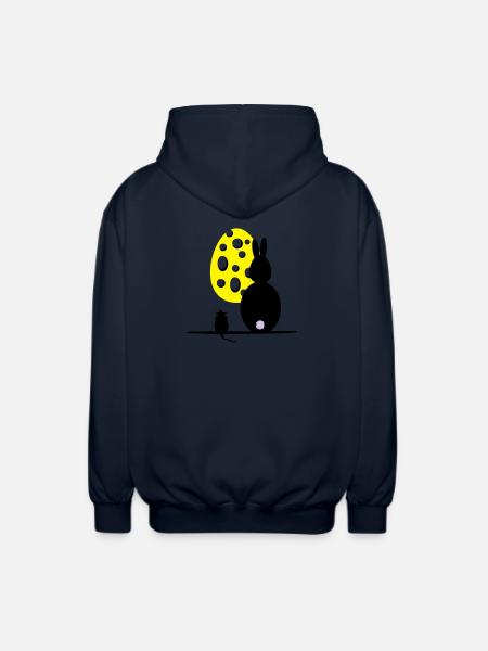 Mäuseosterei - Unisex Kapuzenjacke - Navy