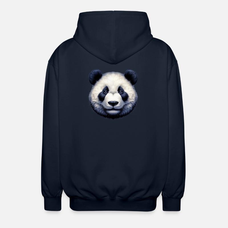 Panda - Unisex Kapuzenjacke - Navy