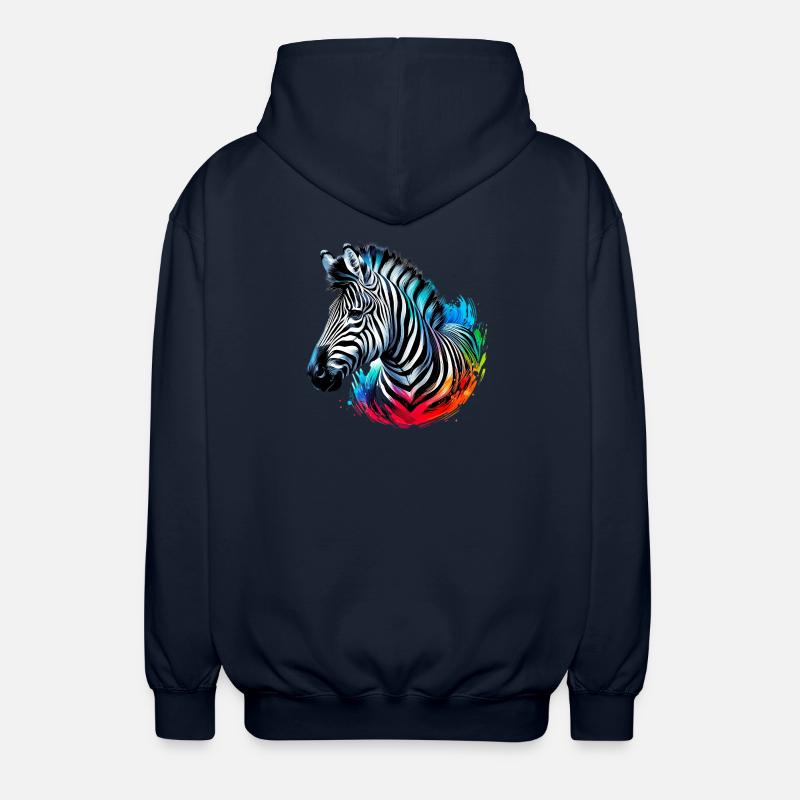 Zebra - Unisex Hooded Jacket - navy