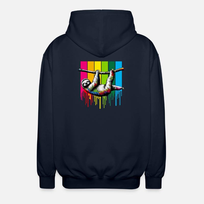 Faultier - Unisex Kapuzenjacke - Navy