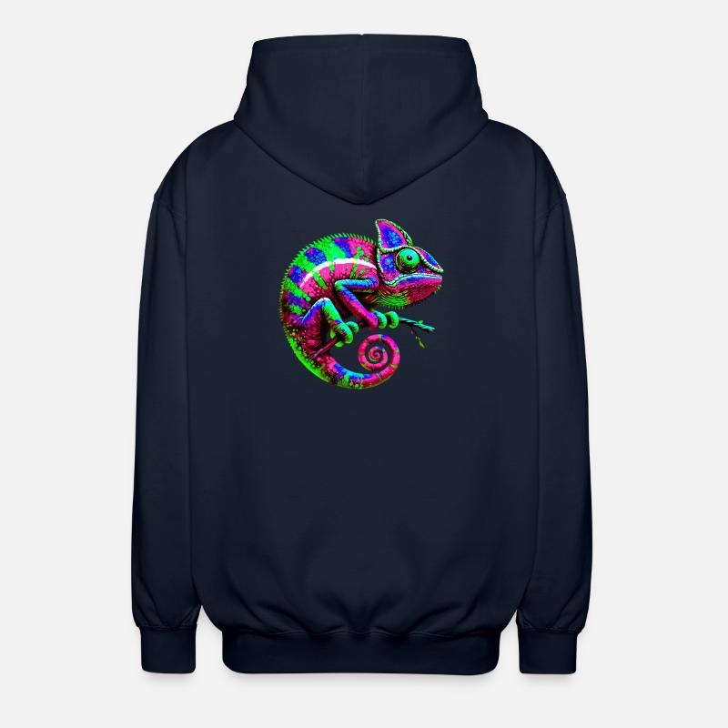 Chamäleon - Unisex Kapuzenjacke - Navy