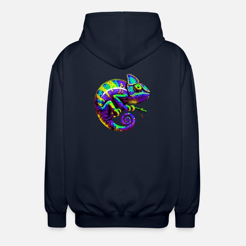 Chamäleon - Unisex Kapuzenjacke - Navy