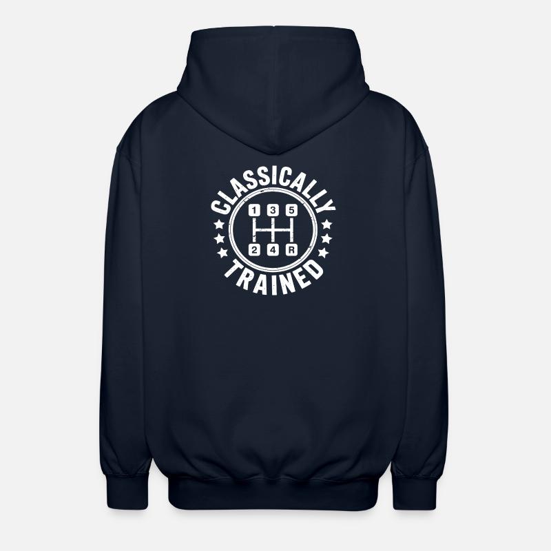 Classically Trained Auto Schaltgetriebe - Unisex Kapuzenjacke - Navy
