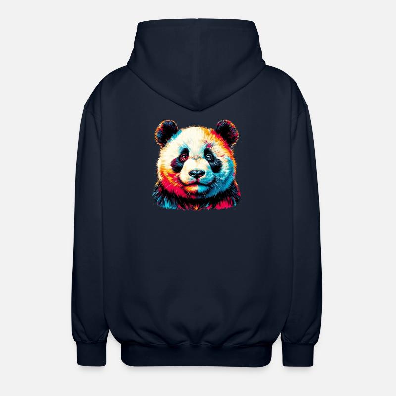 Panda - Unisex Hooded Jacket - navy