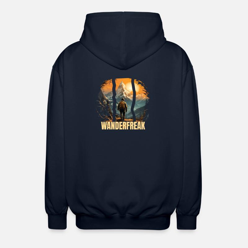 Wanderfreak - Unisex Kapuzenjacke - Navy