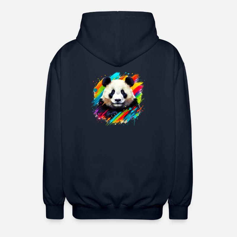 Panda - Veste à capuche unisexe - marine
