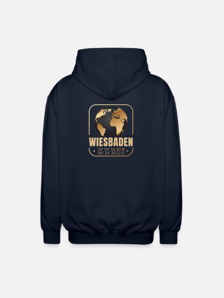 Wiesbaden - Unisex Kapuzenjacke - Navy