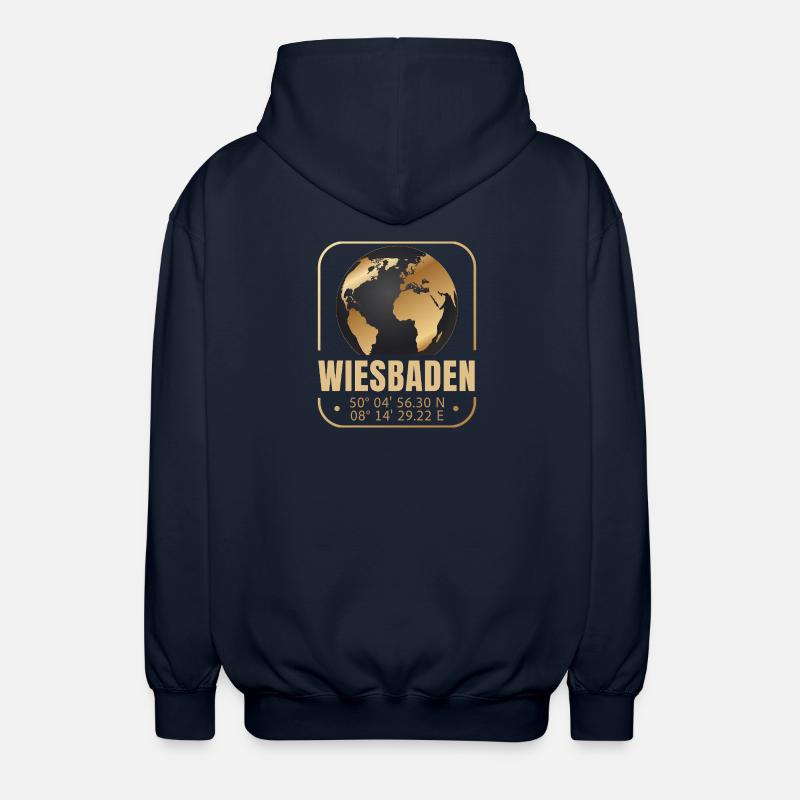 Wiesbaden - Unisex Kapuzenjacke - Navy