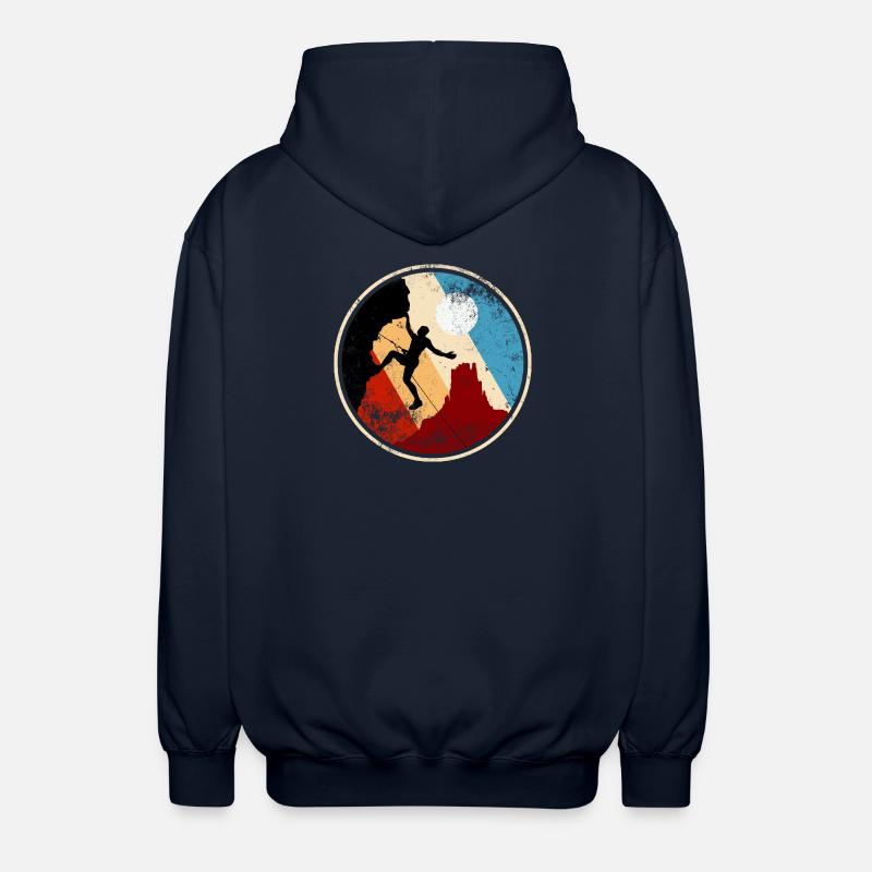 Desert Summit Climber Circle - Unisex Hooded Jacket - navy