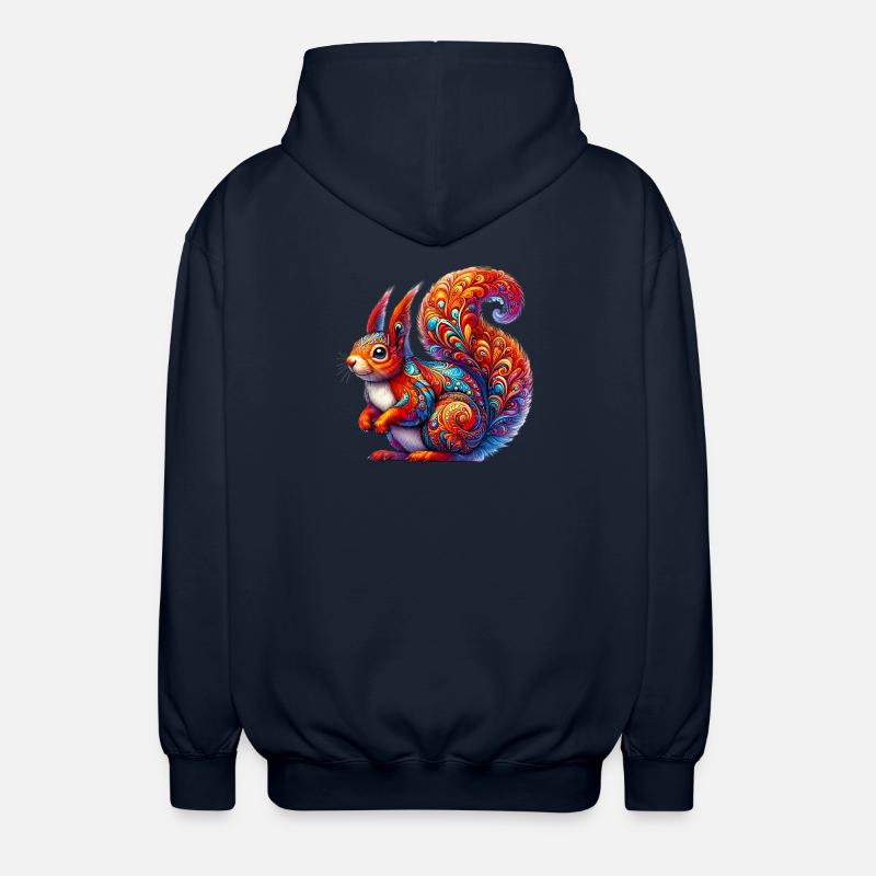 Eichhörnchen - Unisex Kapuzenjacke - Navy