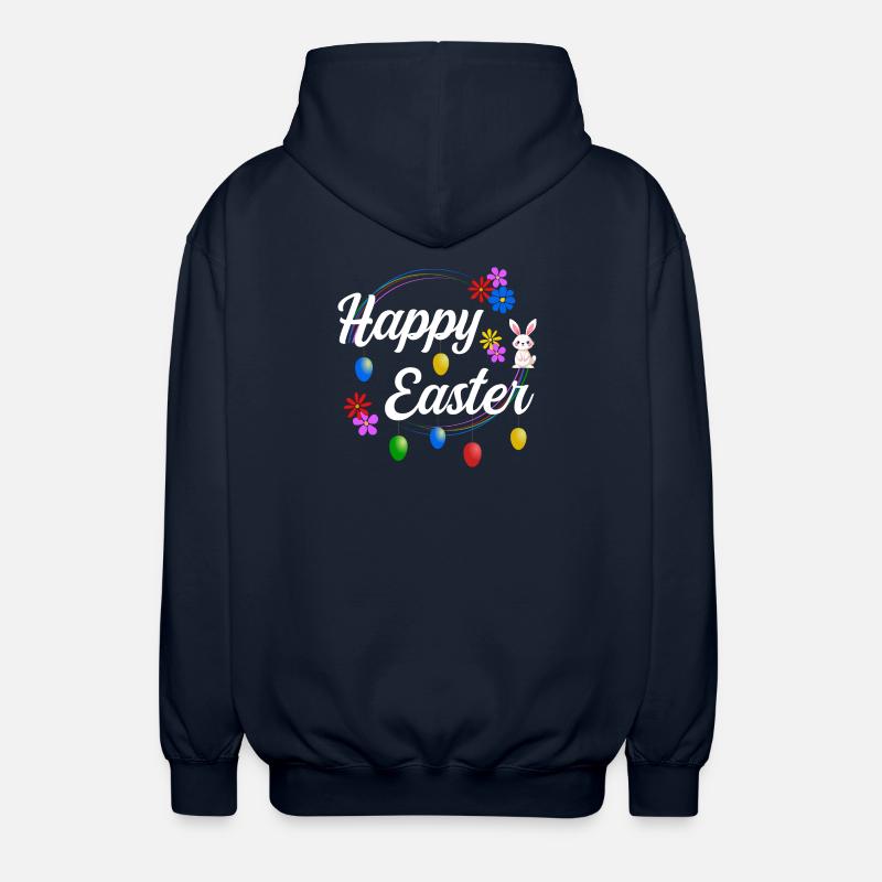 Happy Easter - Unisex Kapuzenjacke - Navy