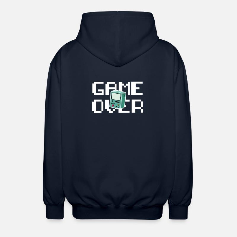 Game Over Retrogaming - Unisex Kapuzenjacke - Navy