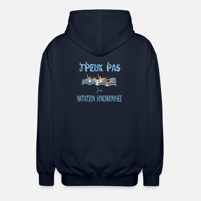 j'peux pas j'ai natation synchronisee - Veste à capuche unisexe - marine