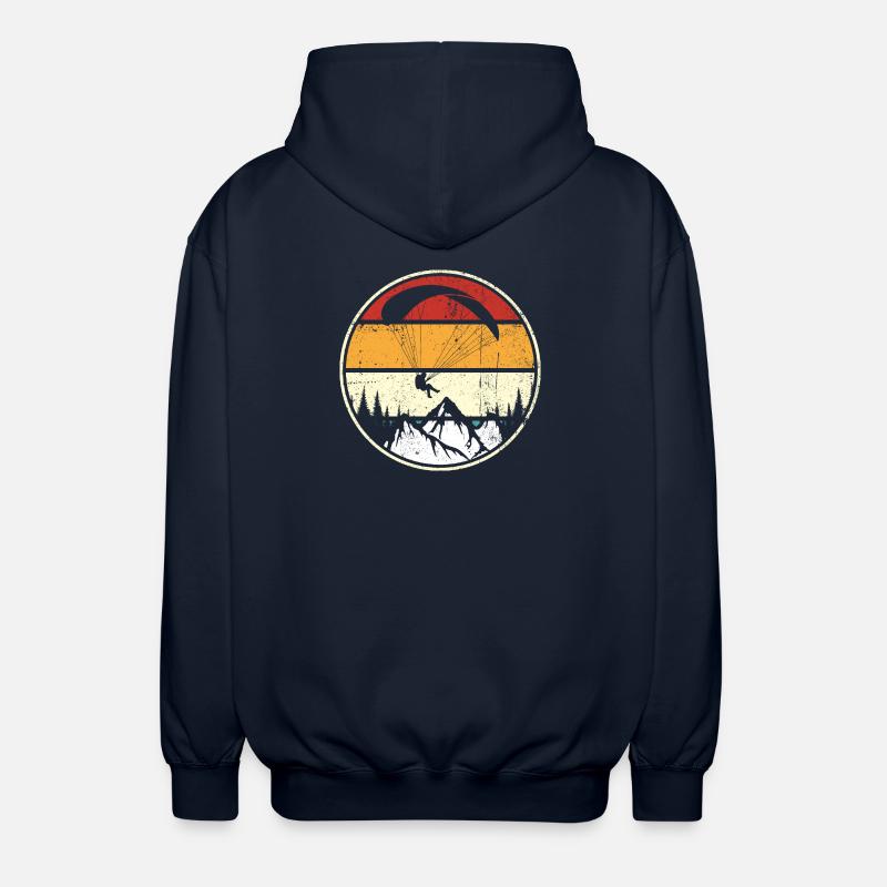 Sunset Peaks Eagle Circle - Unisex Kapuzenjacke - Navy