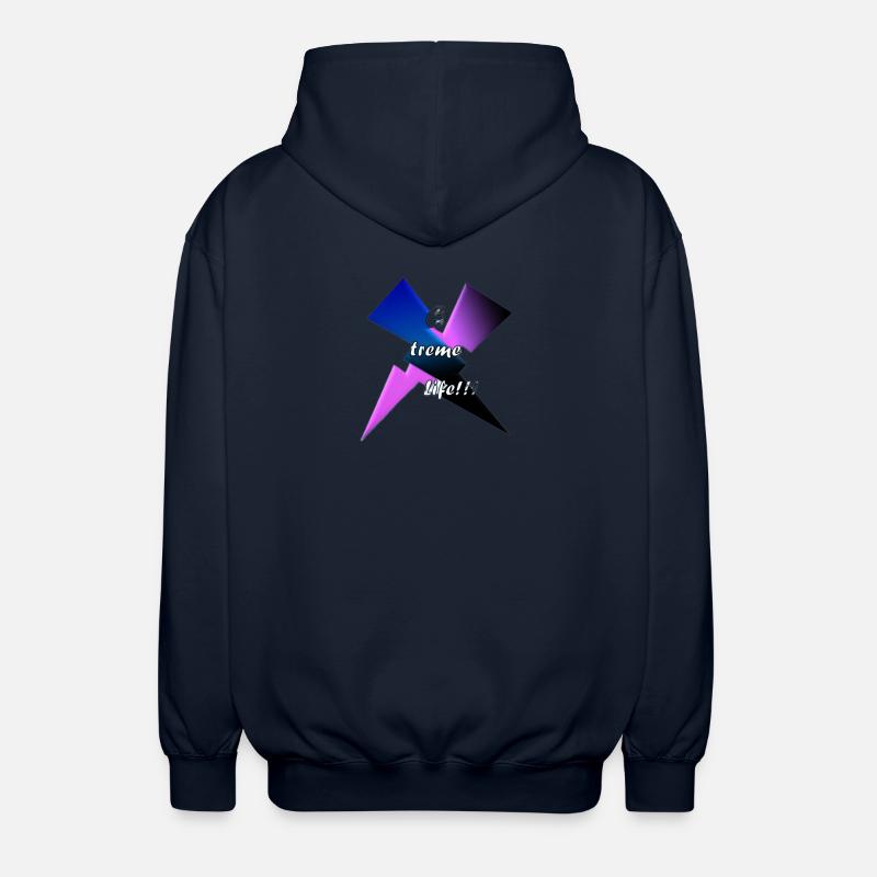 EXTREMES LEBEN - Unisex Kapuzenjacke - Navy