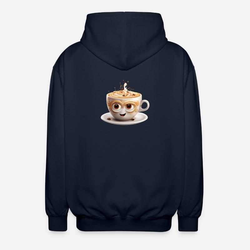 Tasse à café sucrée - Veste à capuche unisexe - marine