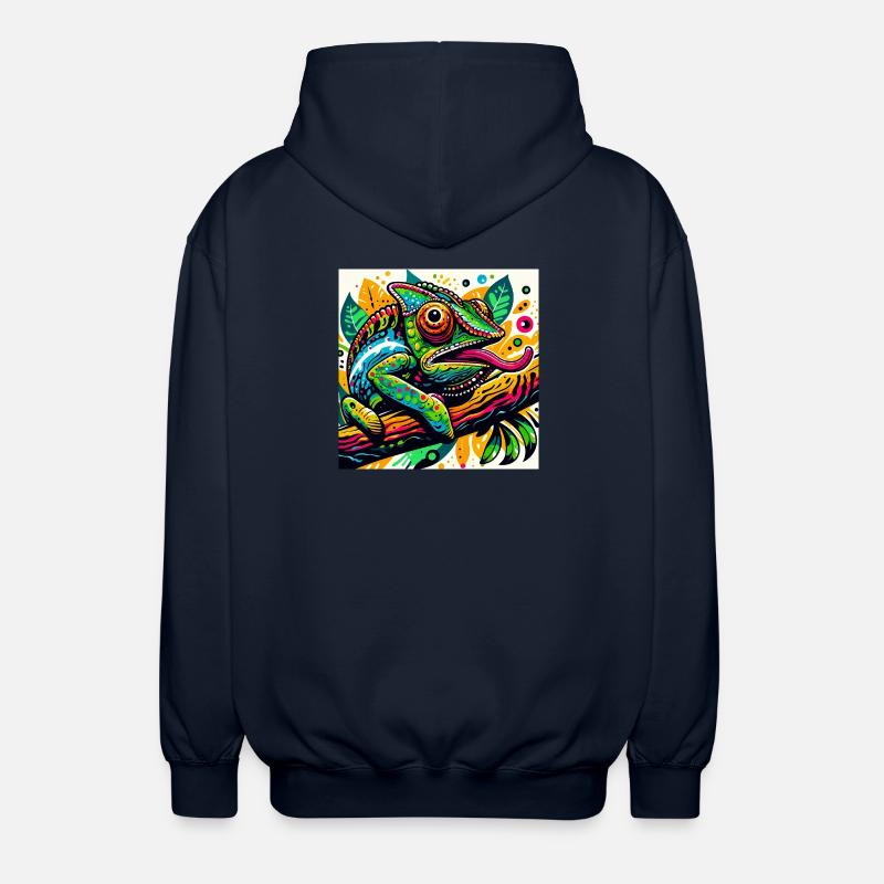 Caméléon - Veste à capuche unisexe - marine