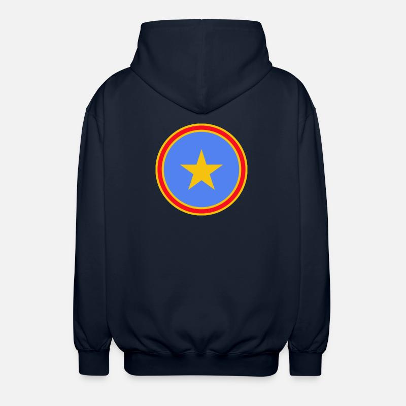 COULEURS DU CONGO - Veste à capuche unisexe - marine