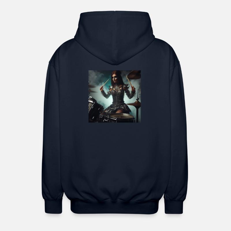 Batteuse - Veste à capuche unisexe - marine