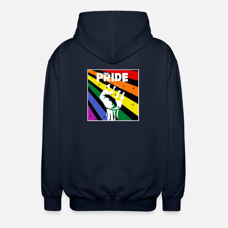 PRIDE - Unisex Kapuzenjacke - Navy