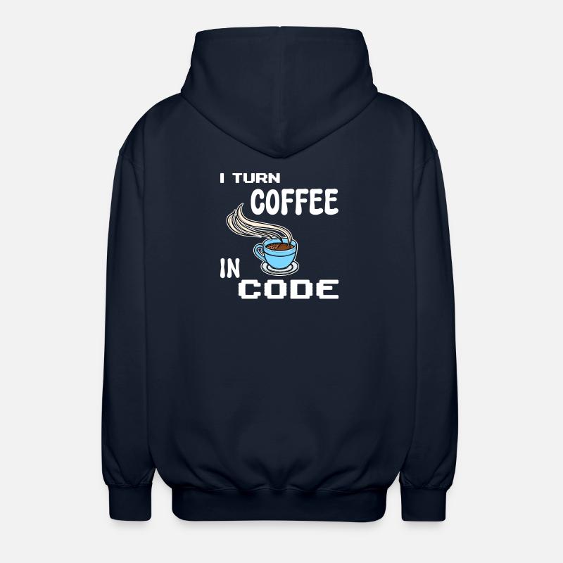 Developer Computerfreak Statement Programmierer - Unisex Kapuzenjacke - Navy