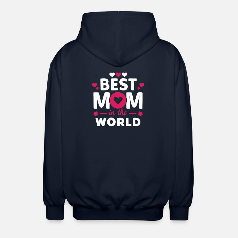 Beste Mutter der Welt - Unisex Kapuzenjacke - Navy