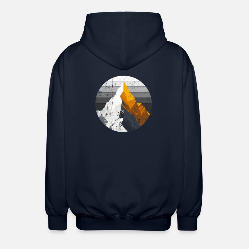 Gradient Peak Summit - Unisex Hooded Jacket - navy
