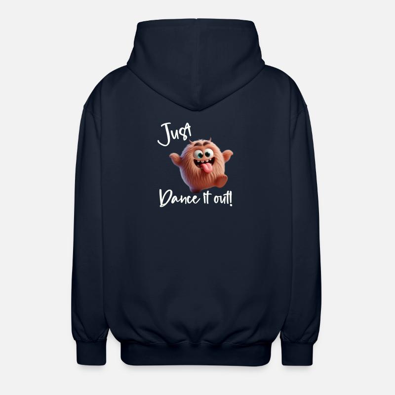 Just dance it out! - Unisex Hooded Jacket - navy