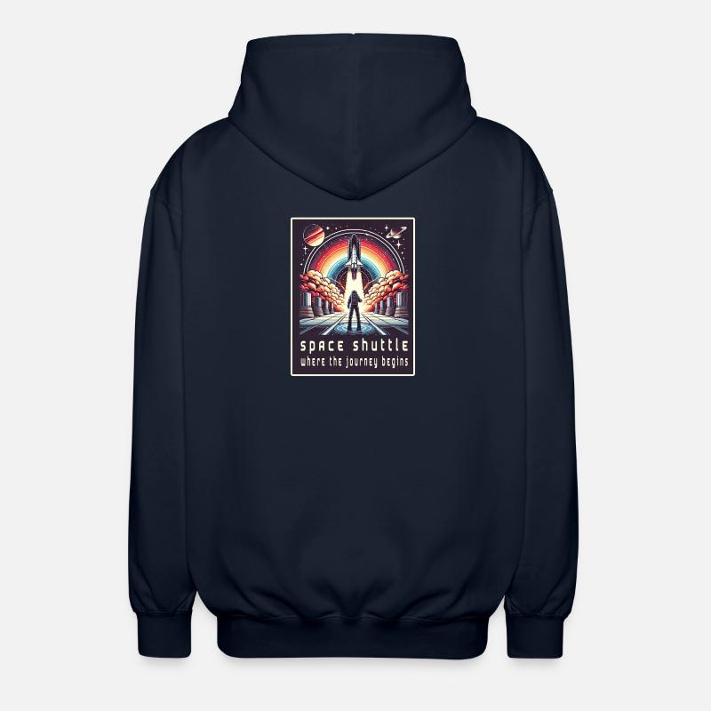 Navette spatiale - Le voyage commence - Veste à capuche unisexe - marine