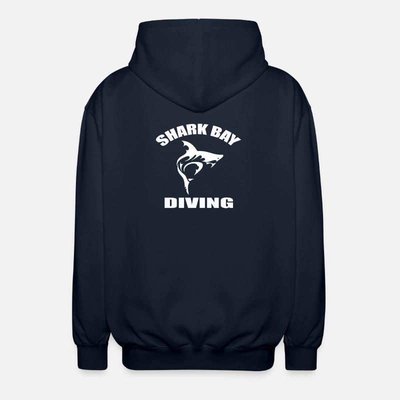 PLONGÉE À SHARK BAY - Veste à capuche unisexe - marine