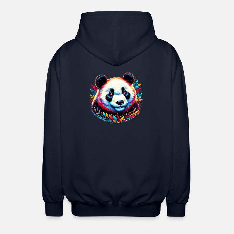Panda - Veste à capuche unisexe - marine