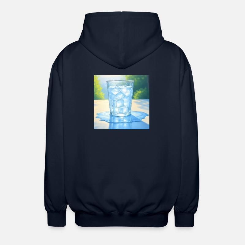 Une glace au soleil - Veste à capuche unisexe - marine