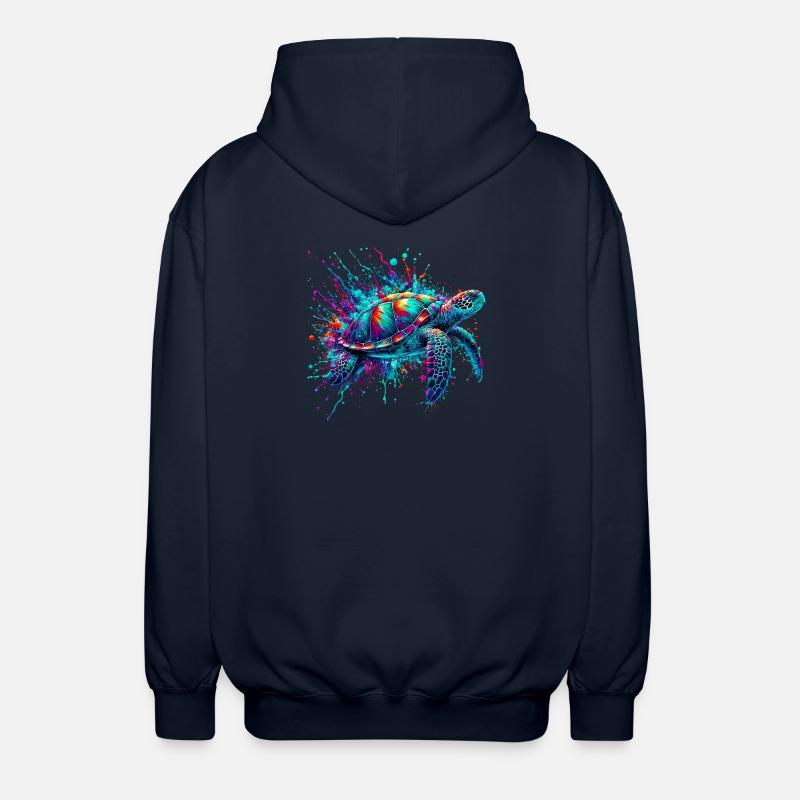 Tortue - Veste à capuche unisexe - marine