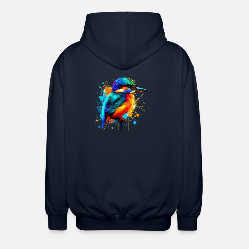 Eisvogel - Unisex Kapuzenjacke - Navy
