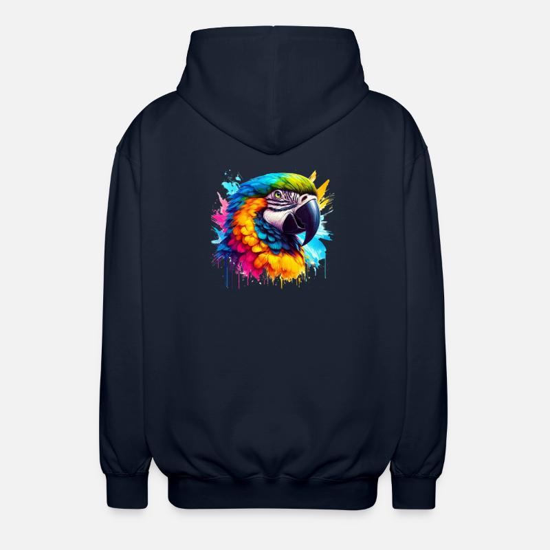 Papegoja - Luvjacka unisex - marinblå