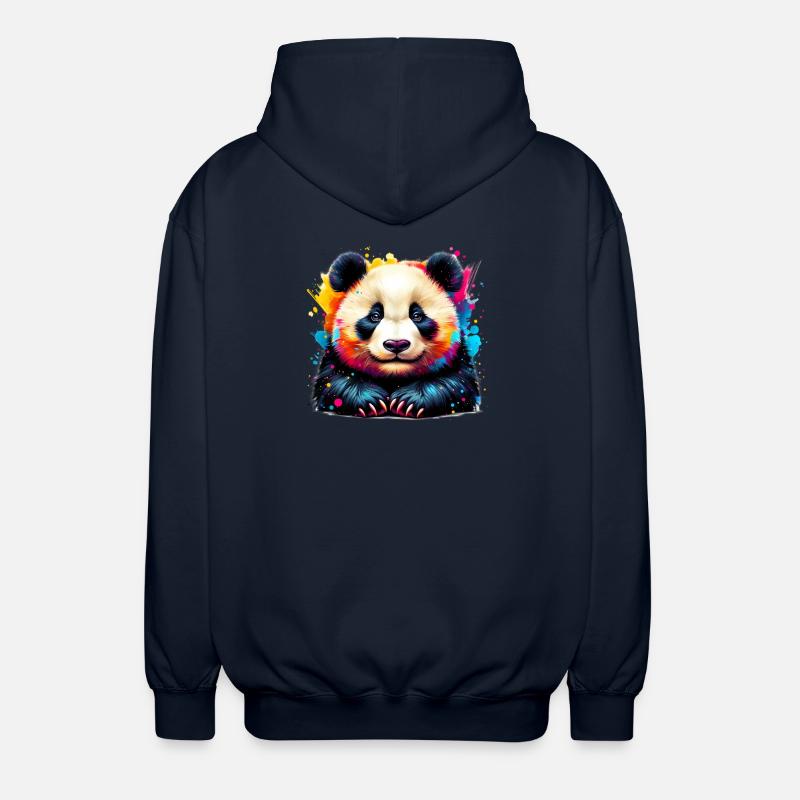 Panda - Veste à capuche unisexe - marine