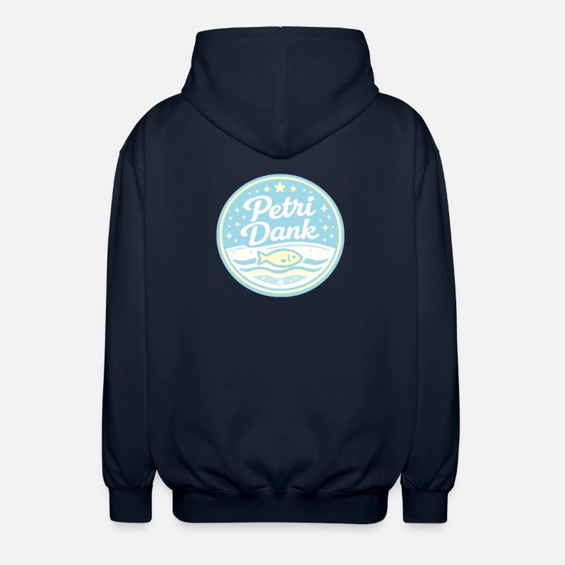 Petri grâce aux vagues de mer - Veste à capuche unisexe - marine