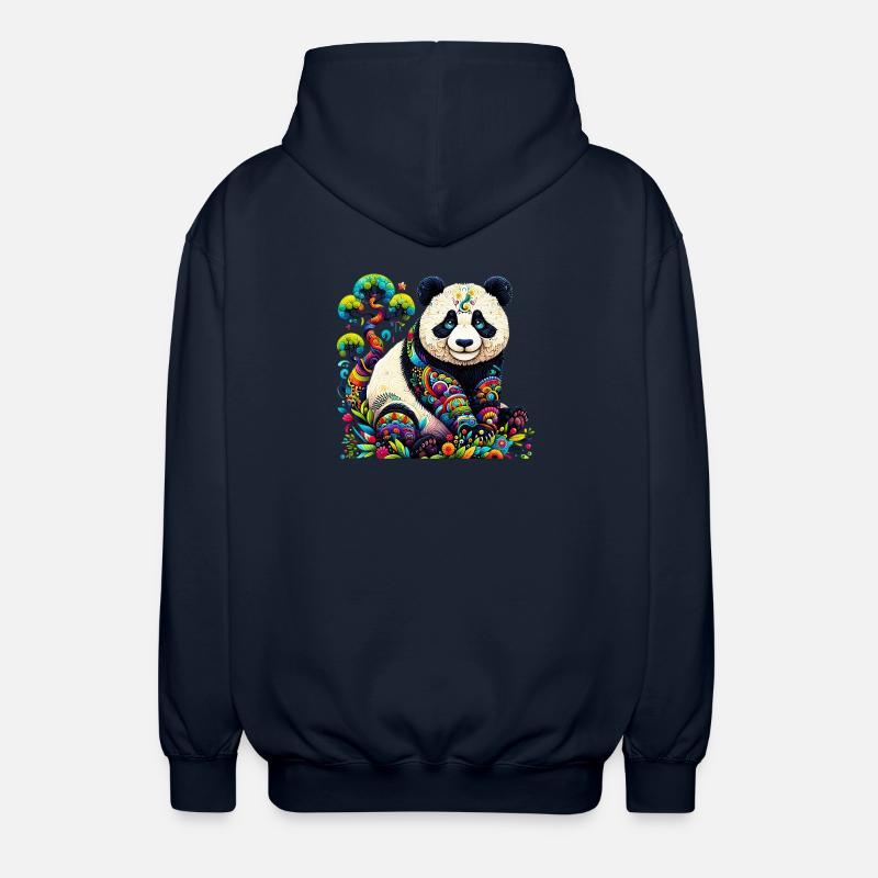 Panda - Unisex Kapuzenjacke - Navy