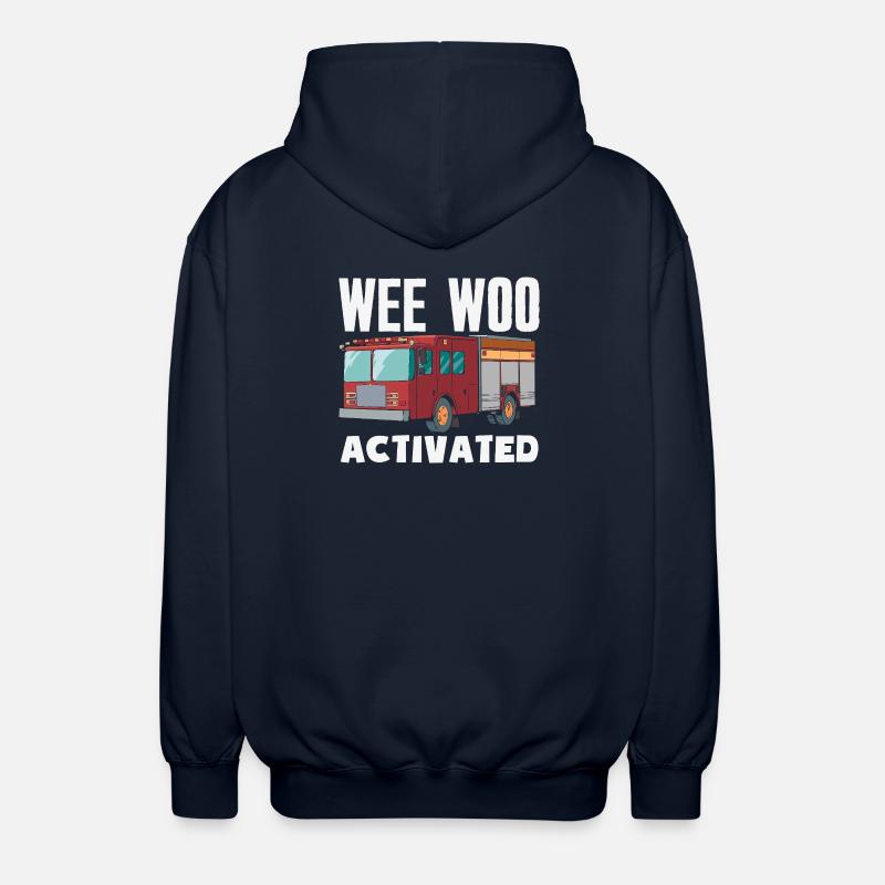 Wee Woo Squad Fire Tiny Feuerwehrmann - Unisex Kapuzenjacke - Navy