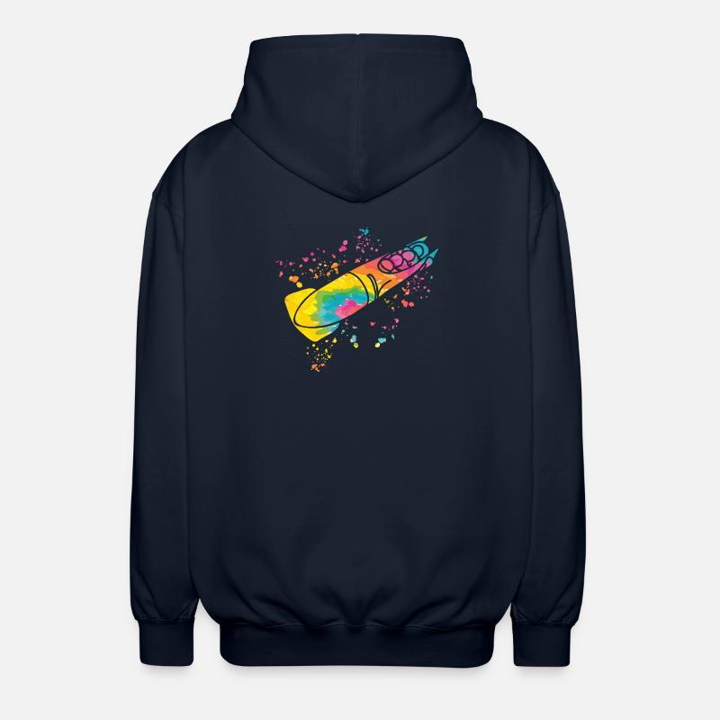 Bobsleigh Bobsleigh Bobsleigh à quatre - Veste à capuche unisexe - marine