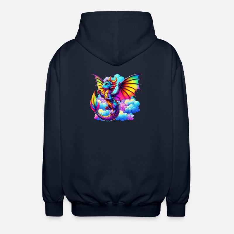 Dragon - Unisex Hooded Jacket - navy